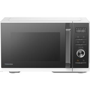 3-in-1 Microwave Oven with Grill and Combination Hob, 26 Litres, Rotating Plate with Storage, Timer, Built-in LED Lights, 900 W, Grill 1000 W, Pizza Programme, White, Product dimensions: 442*368*260