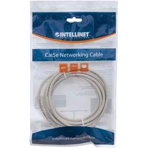 Kabel mrežni Intellinet, Cat5e, U/UTP, RJ45-M/RJ45-M, 3.0 m, sivi