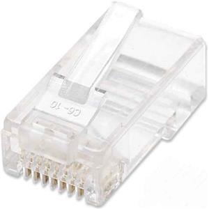 LAN konektor, RJ45 Cat.5e, UTP, pakiranje 100kom., za stranded kabel