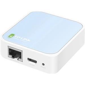 Tp-Link TL-WR802N 300Mbps Wireless N Mini Pocket AP Router, QCOM, 2T2R, 2.4GHz, 802.11n/g/b, 1 Ethernet Port, 1 Micro USB port, Internal Antenna, Outside AC adapter