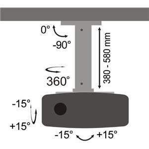 SBOX Stropni nosač projektora PM-18S 13,5kg