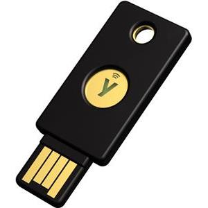 USB authenticator Yubico Security Key NFC, FIDO2 U2F, USB-A, Black