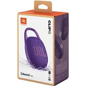 JBL Clip 5 prijenosni Bluetooth zvučnik, ljubičasti, JBLCLIP5PUR