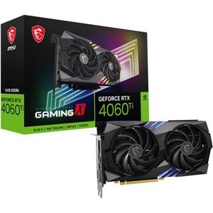 MSI GAMING GEFORCE RTX 4060 TI X 16G graphics card NVIDIA 16 GB GDDR6