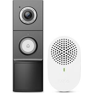 TP-Link Tapo Smart bežično zvono za vrata s video kamerom 2K 5MP 2560×1920px, 180° dijagonalno, 3DNR, WDR, dvosmjerni audio, 16x zoom, detekcija pokreta, FC night vision, glasovna kontrola, IP66