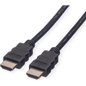 Roline VALUE Ultra HD 8K HDMI kabel sa mrežom, M/M, crni, 2.0m