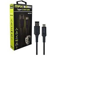 MAXMOBILE DATA KABEL USB 2.0 TYPE C UDC3028 KEVLAR BLACK QC 3A 1m