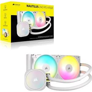 Corsair NAUTILUS 240 RS ARGB Liquid Processor Air cooler White 1 pc(s)