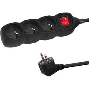 Esperanza ELK210K Power strip 3GN/1,5M Black