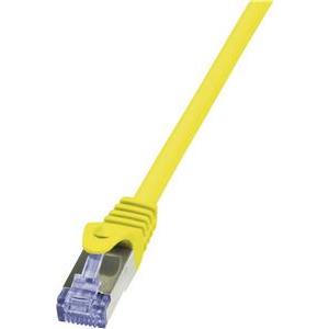 S/FTP prespojni kabel Cat.6a LSZH Cu AWG26, žuti, 0,25 m