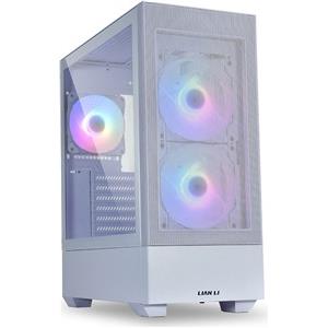 Lian Li LANCOOL 207 PC Case, Midi-Tower, ATX, Tempered Glass - white