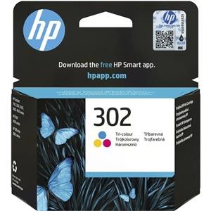 HP tinta No. 302, tri color, F6U65AE