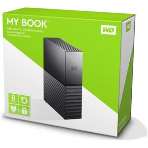 HDD eksterni Western Digital My Book 8TB, WDBBGB0080HBK, USB 3.0, 3.5