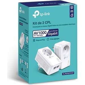 TP-Link Powerline TL-PA7027P - V1 - Starter Kit - bridge - wall-pluggable