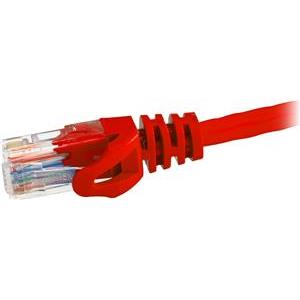 Kabel mrežni UTP, Cat. 5e, 10m, CCA, 26AWG, Savitljivi, Crveni