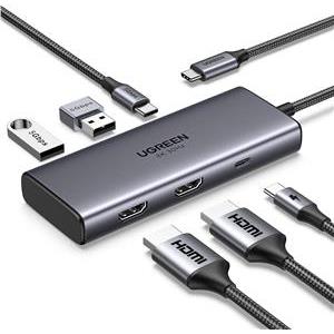 Ugreen 6in1 USB-C 100W PD Docking Station