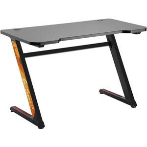 NanoRS RS120 Gaming Computer Desk, Modern Design, Light and Stable ( 50kg max load), Black & Orange,