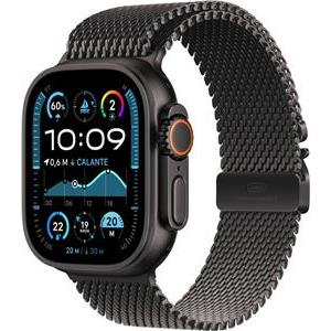 APPLE Watch Ultra 2 GPS + Cellular 49mm Black Titanium Case with Black Titanium Milanese Loop - S