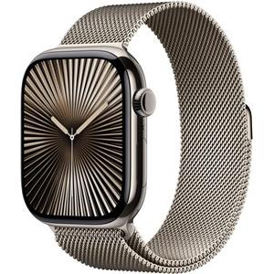 APPLE Watch Series 10 GPS + Cellular 46mm Natural Titanium Case with Natural Milanese Loop - M/L