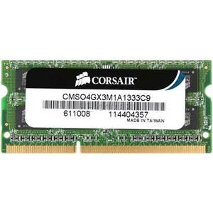 Memorija za notebook DDR3 1333 4GB MHz Corsair Value , SODIMM, CMSO4GX3M1A1333C9