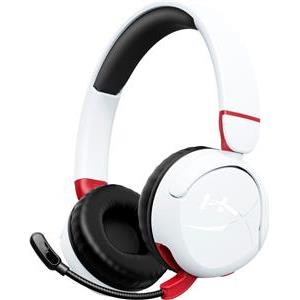 Dječje slušalice HyperX Cloud Mini Kids Wireless, bežične, gaming, mikrofon, over-ear, PC, PS4, PS5, Switch, White, 7G8F2AA