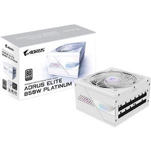 Napajanje Gigabyte AORUS ELITE P850W ICE Power Supply - PCIe 5.0, 80 PLUS Platinum, Fully Modular Design, 120mm Fan, ATX 3.0 compatible, EU Plug