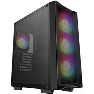 Case DeepCool CC560 MESH V2, ATX, Midi-Tower, ARGB, Tempered Glass, Black