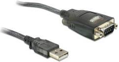 Kabel DELOCK, USB 2.0 na 1 x serijski RS-232 DB9 (M), 1.0m