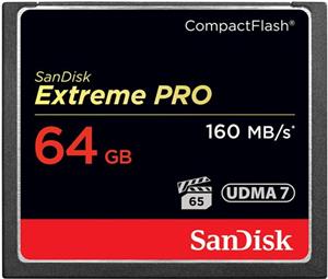 Memorijska kartica SanDisk 64GB Extreme Pro Compact Flash (CF) 160MB/s VPG 65, UDMA 7, SDCFXPS-064G-X46