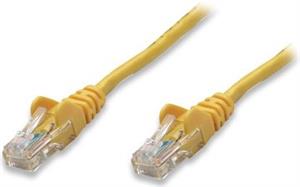 Kabel mrežni Intellinet, Cat6, U/UTP, RJ45-M/RJ45-M, 0.5 m, žuti