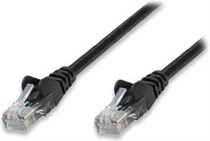 Kabel mrežni Intellinet, Cat5e, U/UTP, RJ45-M/RJ45-M, 10m, crni