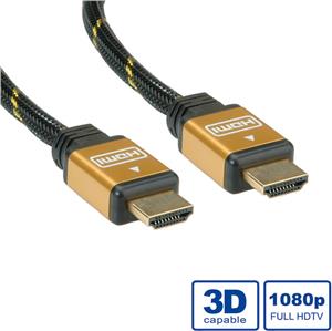 Roline GOLD HDMI kabel sa mrežom, HDMI M - HDMI M, 20m, 11.04.5505