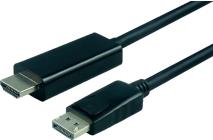 Roline VALUE DisplayPort kabel, DP M na UHDTV M, 1.0m, 11.99.5785