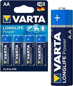 Baterija alkalna 1,5V AA High Energy pk4 Varta LR6 blister