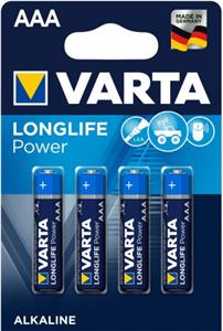 Baterija alkalna 1,5V AAA High Energy pk4 Varta LR03 blister