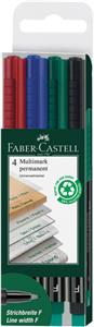 Marker permanentni 0,6mm Multimark Faber Castell 1513/4