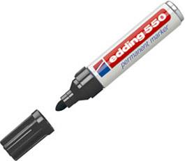 Marker permanentni 3-4mm Edding 550 crni