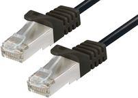 Transmedia CAT6a PIMF Patch Cable 10m black