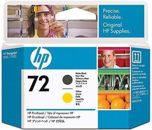 Tinta HP C9384A (no. 72), Matte Black, Yellow