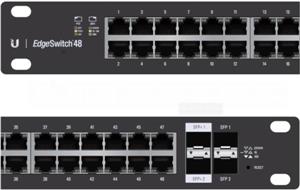 Ubiquiti Networks EdgeSwitch 48 (500W) ES-48-500W 48-Port Gigabit 24V High Power PoE 500W Switch