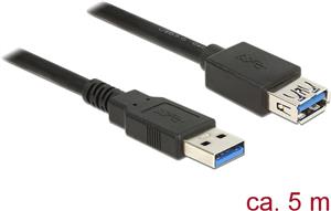 Kabel DELOCK, USB 3.0-A (M) na USB 3.0-A (Ž), produžni, 5 m