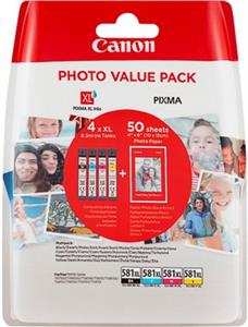 Canon tinta CLI-581 CMY - Photo Value Pack