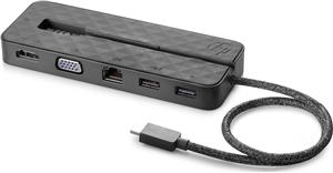 D HP USB-C Mini Dock USB 3.0 (3.1 Gen 1) Type-C Schwarz