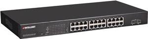 Switch L2 Managed, 24x10/100/1000T PoE Plus (240W) + 2xSFP