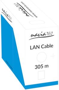 NaviaTec Cat6, FTP solid, 23AWG, CCA 305m