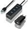 AXAGON HUE-S2BP 4x USB3.0 Hub 1.2m kabel,MicroUSB Charging+A