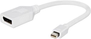 Gembird Mini DisplayPort adapter, white