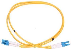 NFO Patch cord, LC UPC-LC UPC, Singlemode 9 125, G.652D, 3mm, Duplex, 15m