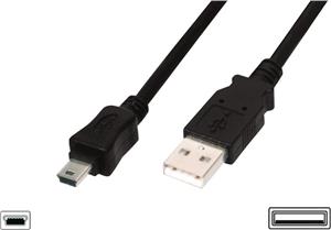 BIT FORCE kabel USB A-MINI USB M/M 2m