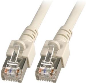 SF/UTP prespojni kabel Cat.5e PVC CCA AWG26, sivi, 0,25 m